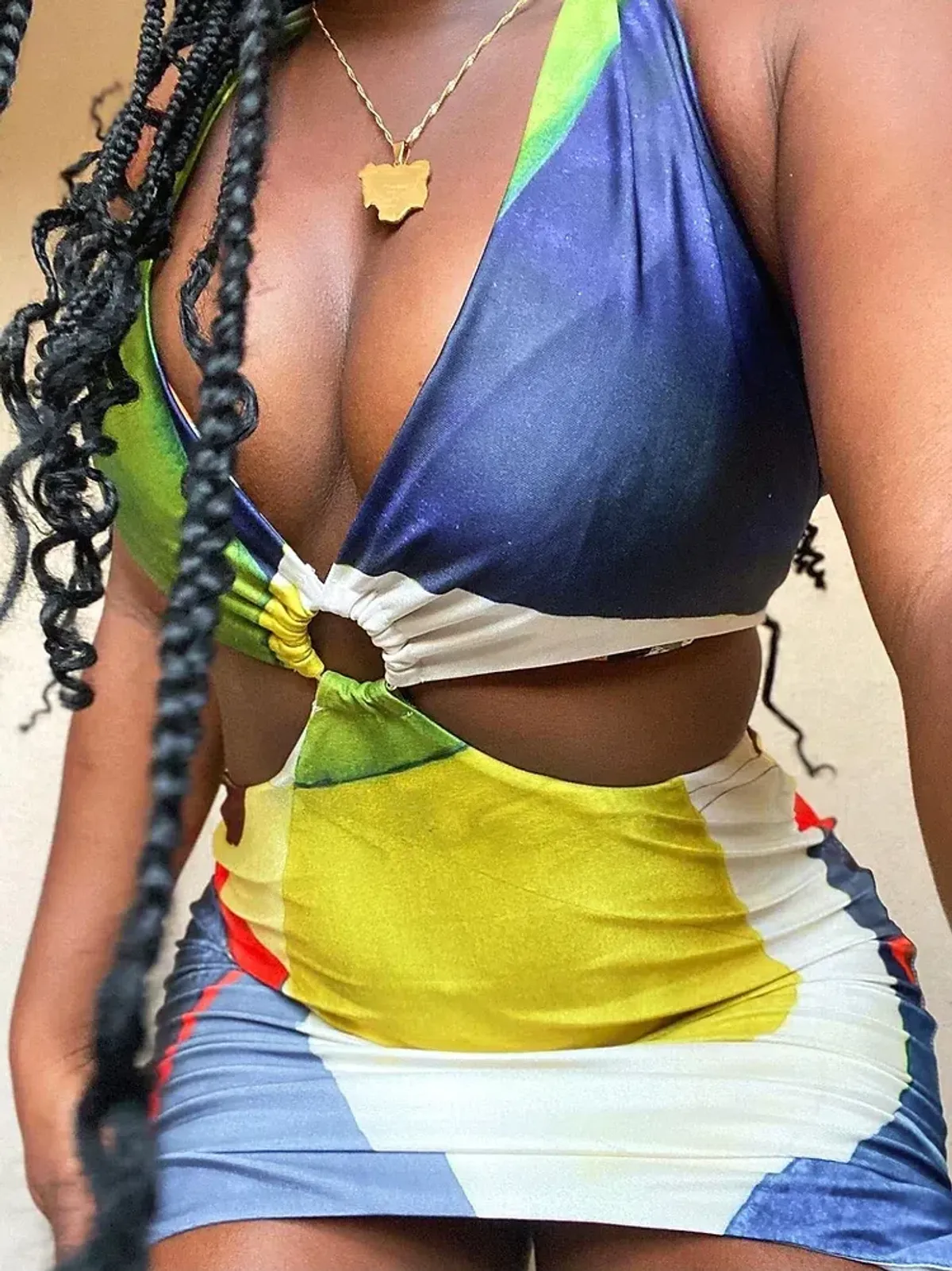 Farai London OG Gaia Dress Multicolor Size S/ AU 8 - Image 3