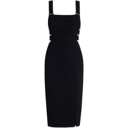 Zimmermann The Stretch Crepe Buckle Dress Black Size 2/Au 12 for rent on The Volte - image 2