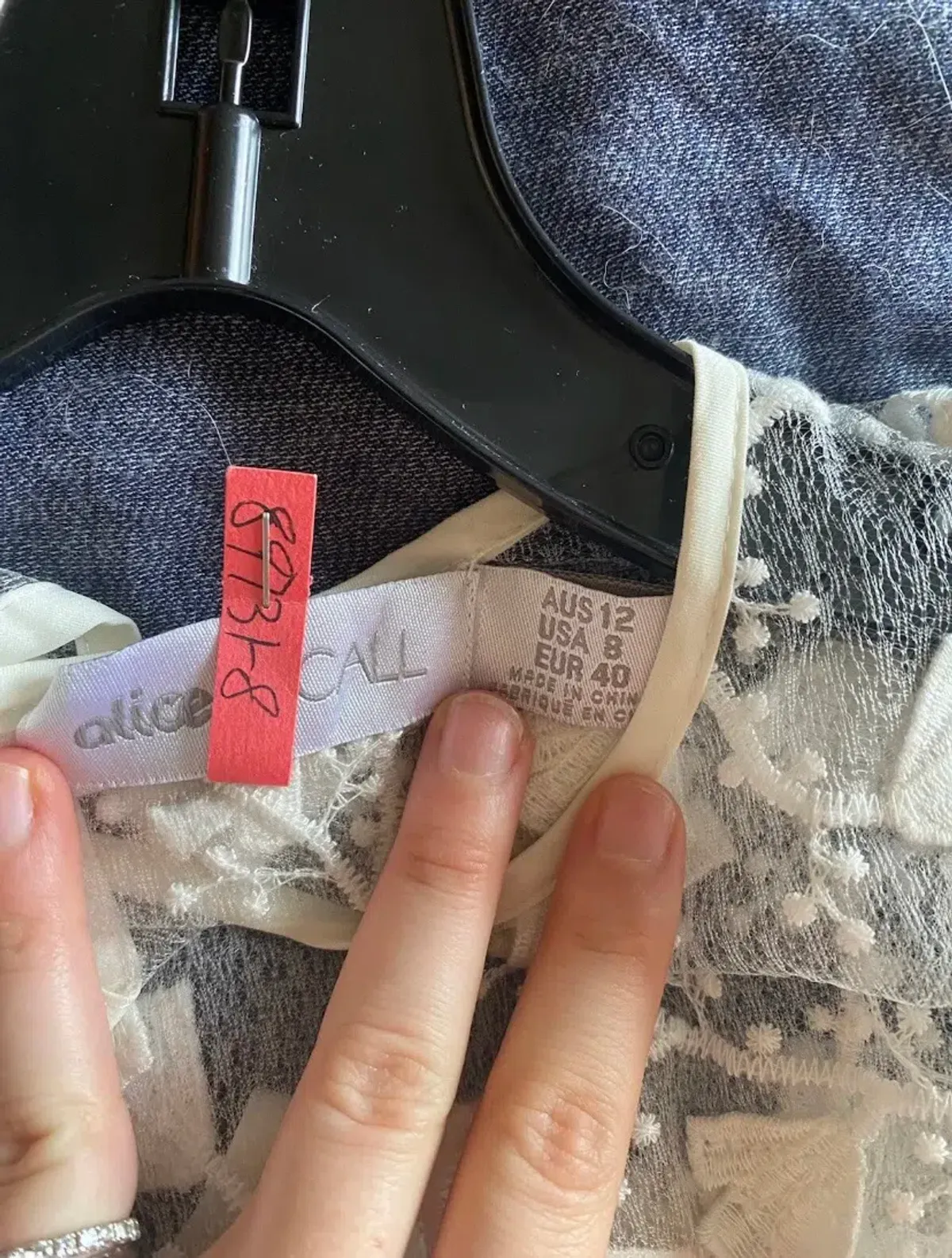 Alice McCall Pretty On The Inside Top & A Little Soul Skirt Set White Size 12 - Image 4