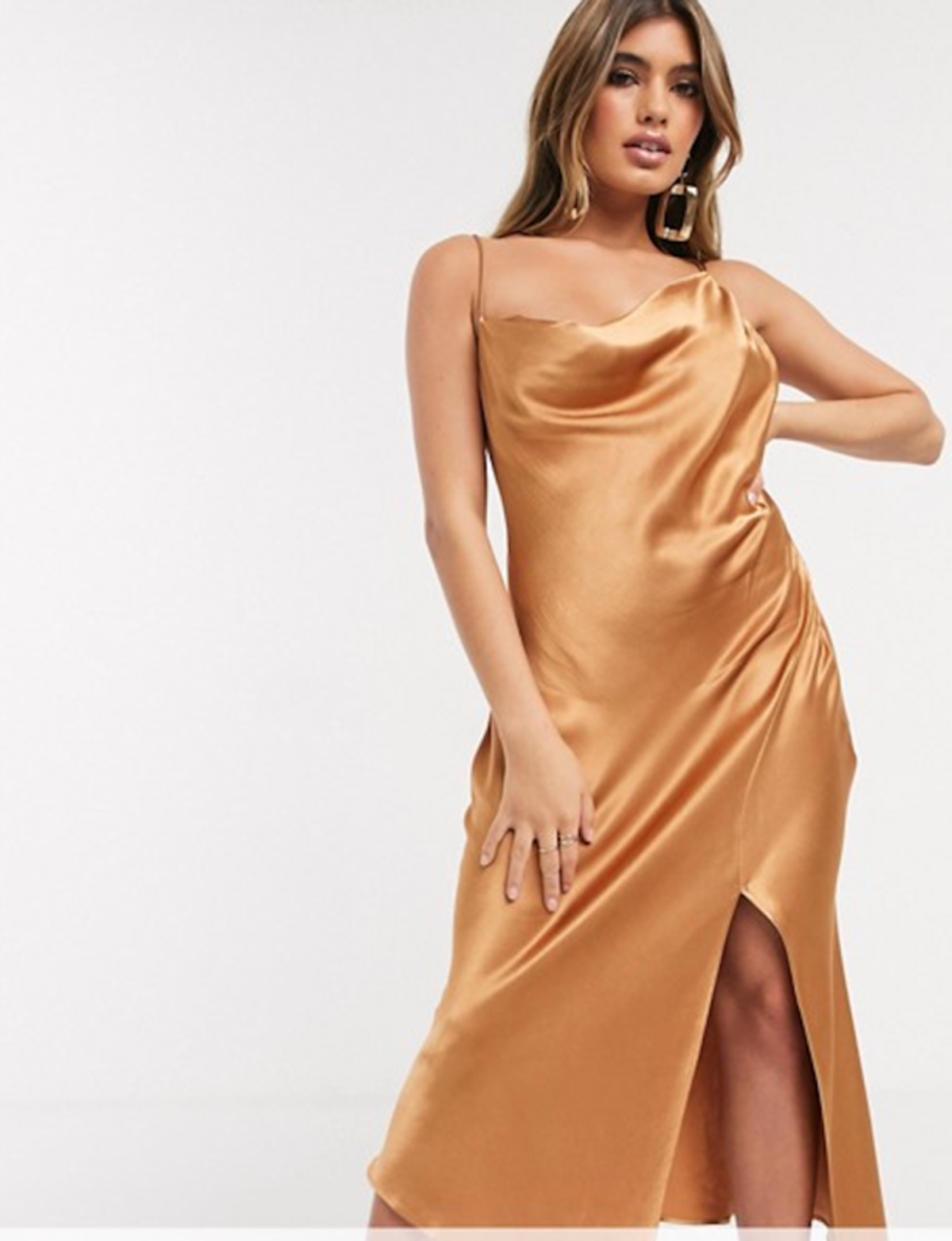 Bec & Bridge Martini Club Midi Dress Gold Size 10 - Image 2
