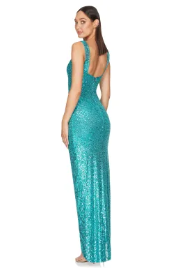 Nookie Elsa Gown Aqua Size M  for rent on The Volte - image 3