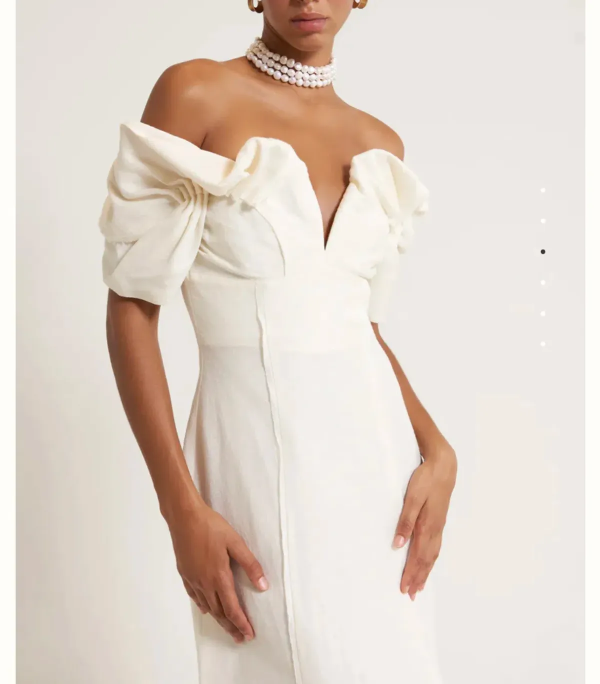 Cult Gaia Muna Dress Off White Size 12 - Image 2