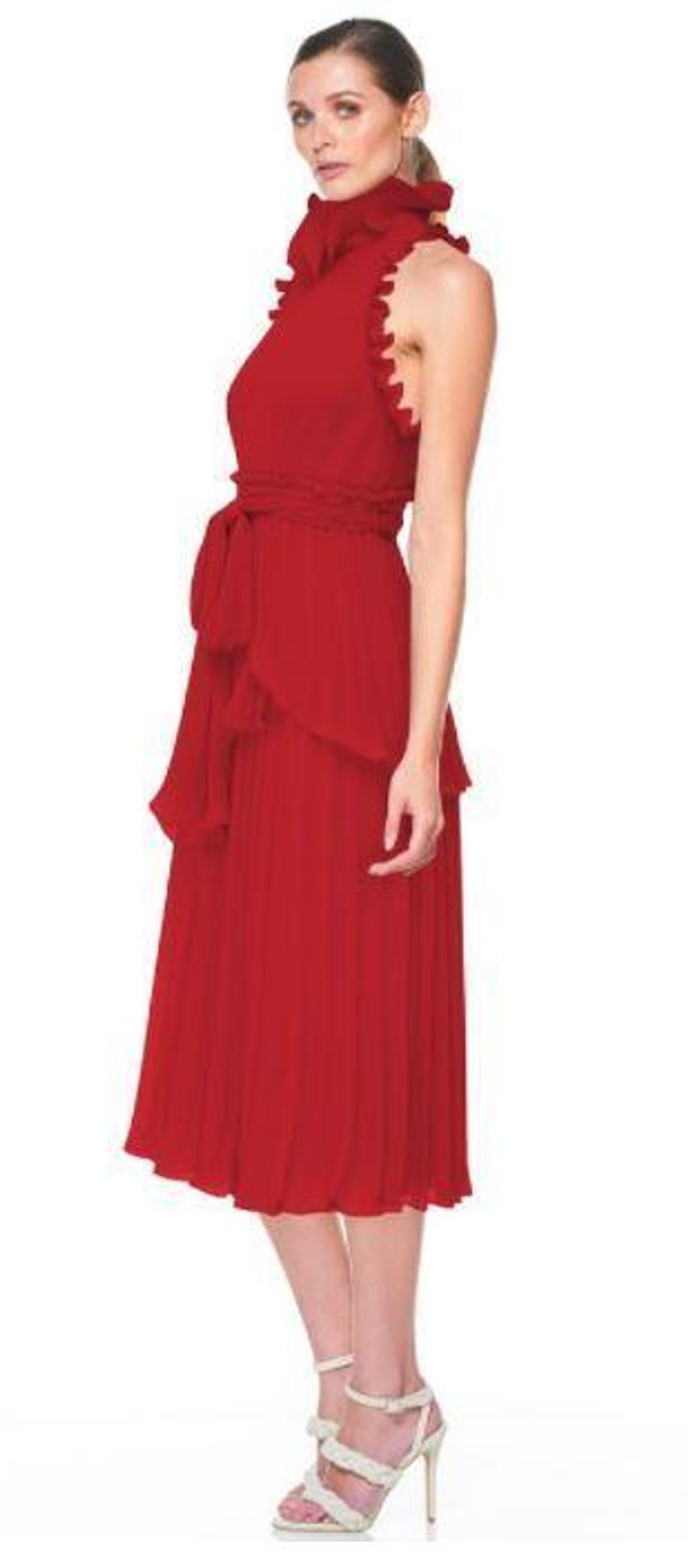 TALULAH JODI DRESS – RED size 8 - Image 3
