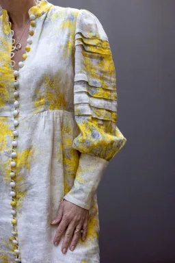 Zimmermann Botanica Wattle Linen Mini Dress Print Size 1 / Au 10 for rent on The Volte - image 6