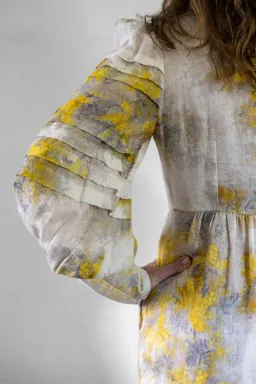 Zimmermann Botanica Wattle Linen Mini Dress Print Size 1 / Au 10 for rent on The Volte - image 7