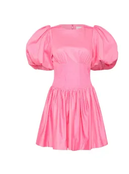 Aje Gianna Puff Sleeve Mini Dress Pink Size AU 12 for rent on The Volte - image 3