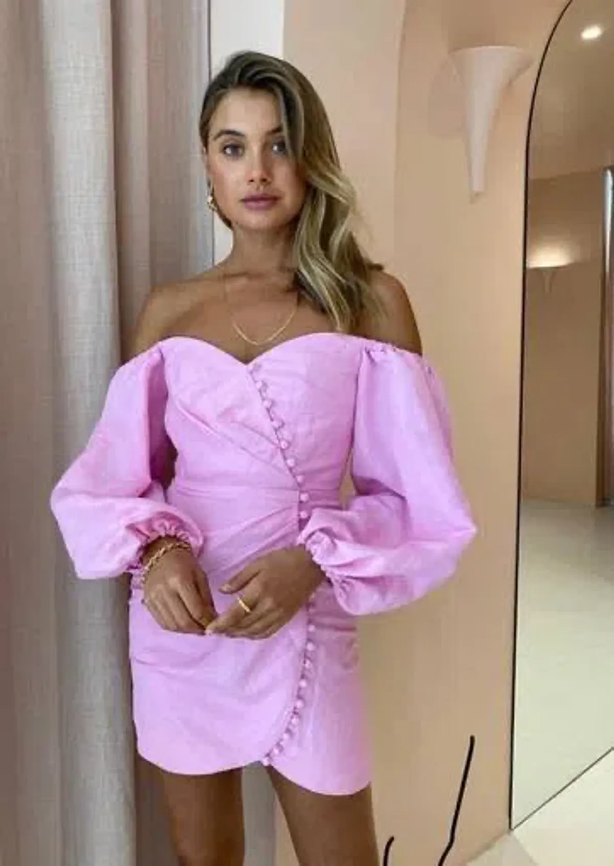 Significant Other Camilla Dress Pink Size 6 - Image 2