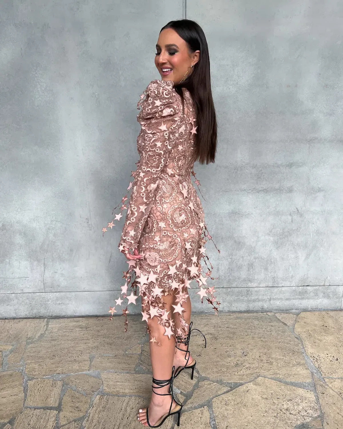 Zimmermann Celestial Zodiac Mini Dress Lipstick Size 1 / Au 10 - Image 3