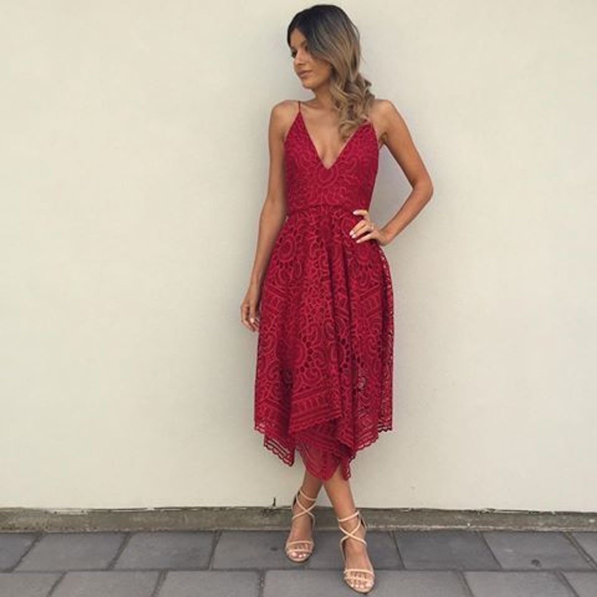 Nicholas Berry Floral Lace Ball Dress size 10 - Image 3