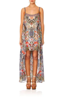 Camilla The Lonely Wild Mini Dress with Long Overlay Print Size 6 for rent on The Volte - image 1