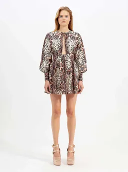 Alice McCall Havana Affair Mini Dress Tigers Eye Print Size S / Au 8 for rent on The Volte - image 5