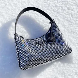 Prada Satin Mini-Bag with Crystals for rent on The Volte - image 1