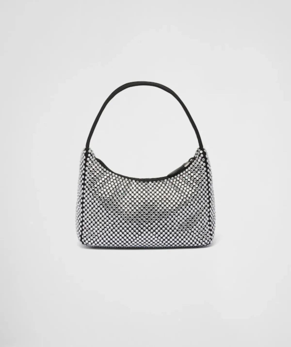 Prada Satin Mini-Bag with Crystals - Image 9