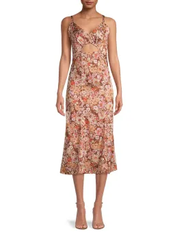 Hansen & Gretel Bisset Floral Midi Dress Print Size XS/ AU 6 for rent on The Volte - image 1