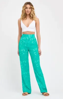 Kookai Annika Pants Aqua Green Size AU 14 for rent on The Volte - image 1