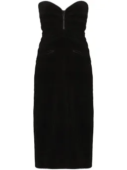 KNWLS Corduroy Shiv Midi Dress Black Size 12 for rent on The Volte - image 4
