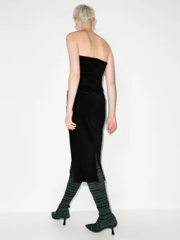 KNWLS Corduroy Shiv Midi Dress Black Size 12 for rent on The Volte - image 3
