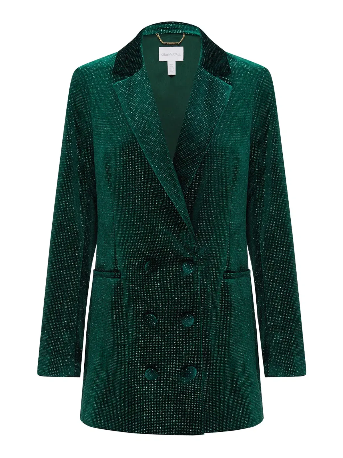 Alice McCall Midnight Magic Two-Piece Suit Forest Green Size 6 - Image 5