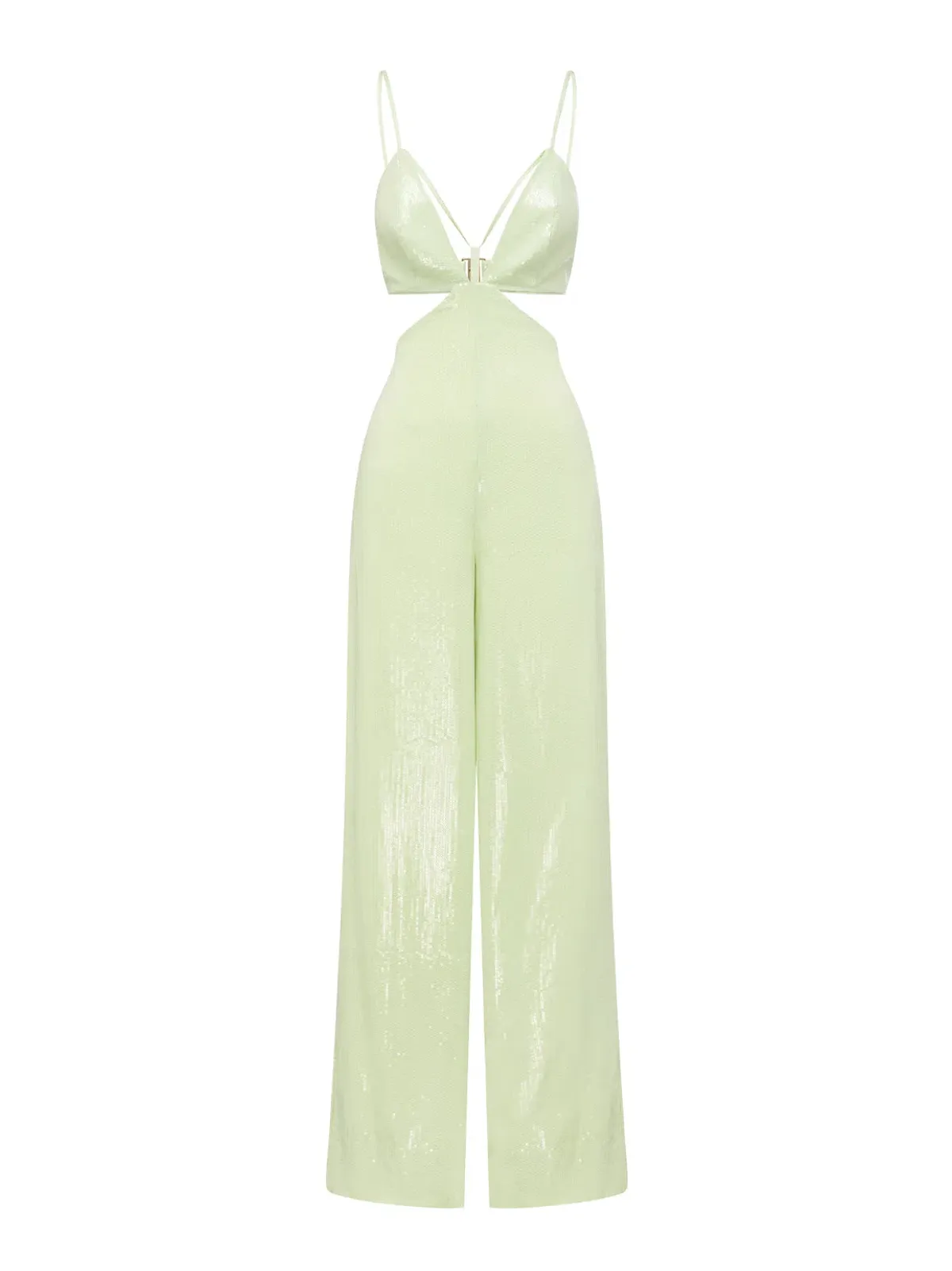 Alice McCall Night Sky Jumpsuit Lime Cream Size 8 - Image 6