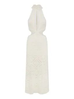 Alice McCall Salty Kisses Midi Dress Porcelain White Size 12 / L for rent on The Volte - image 7
