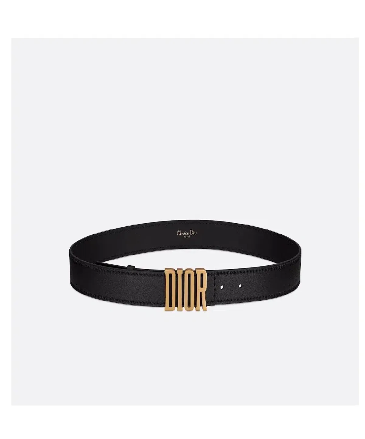 Dior 2022 D Fence Belt Black 80cm - Image 1