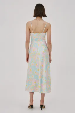C/MEO Collective Contempo Short Sleeve Dress Butter Blurred Floral Size XXS / Au 4 for rent on The Volte - image 2