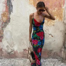 Rat & Boa Casablanca Maxi Dress Print Size M  for rent on The Volte - image 1