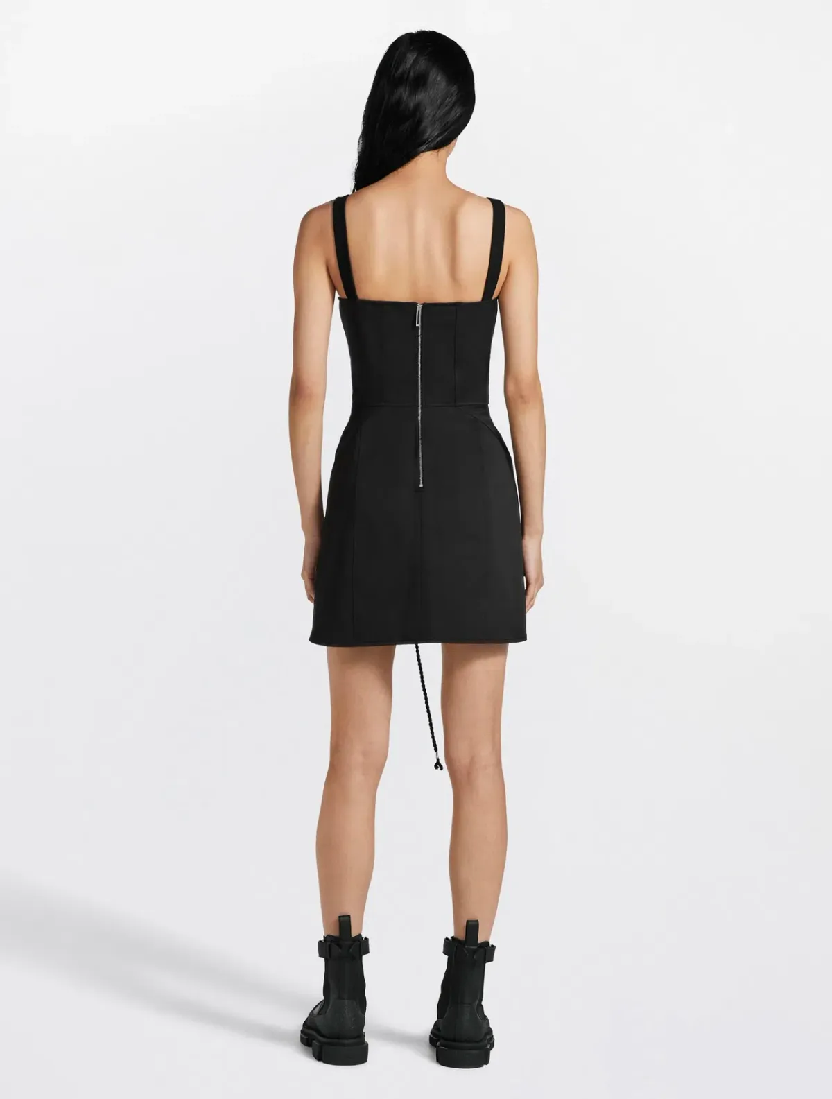 Dion Lee Laced Utility Corset Dress Black Size 8 / S - Image 3