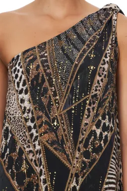 Camilla One Shoulder Long Dress Lady Stardust Print Size 8 for rent on The Volte - image 5