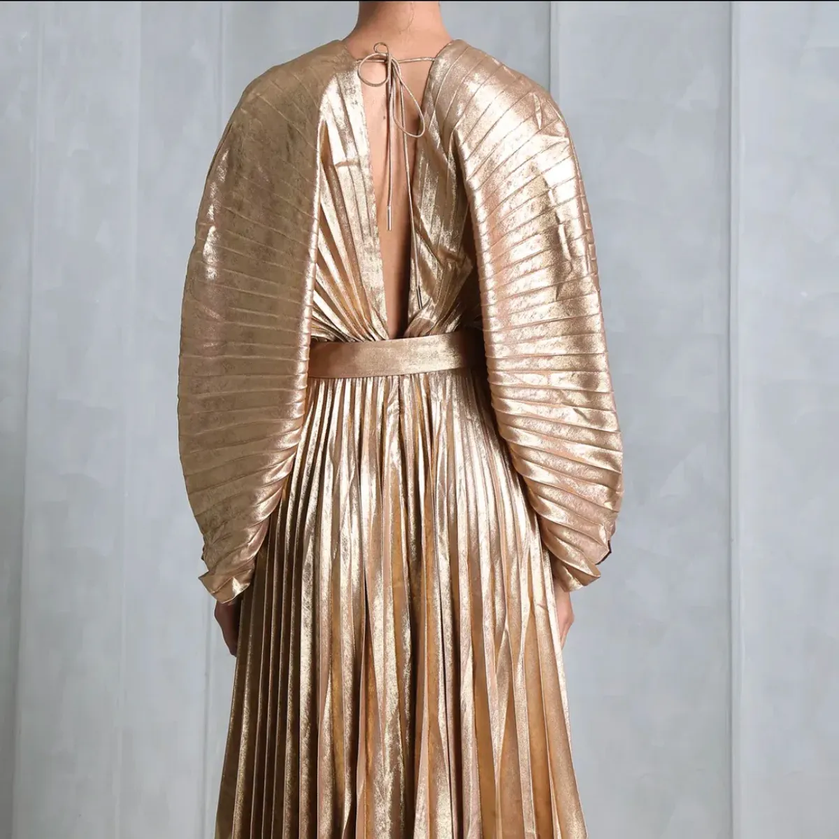 Acler Westover Dress Gold Size 8 - Image 4