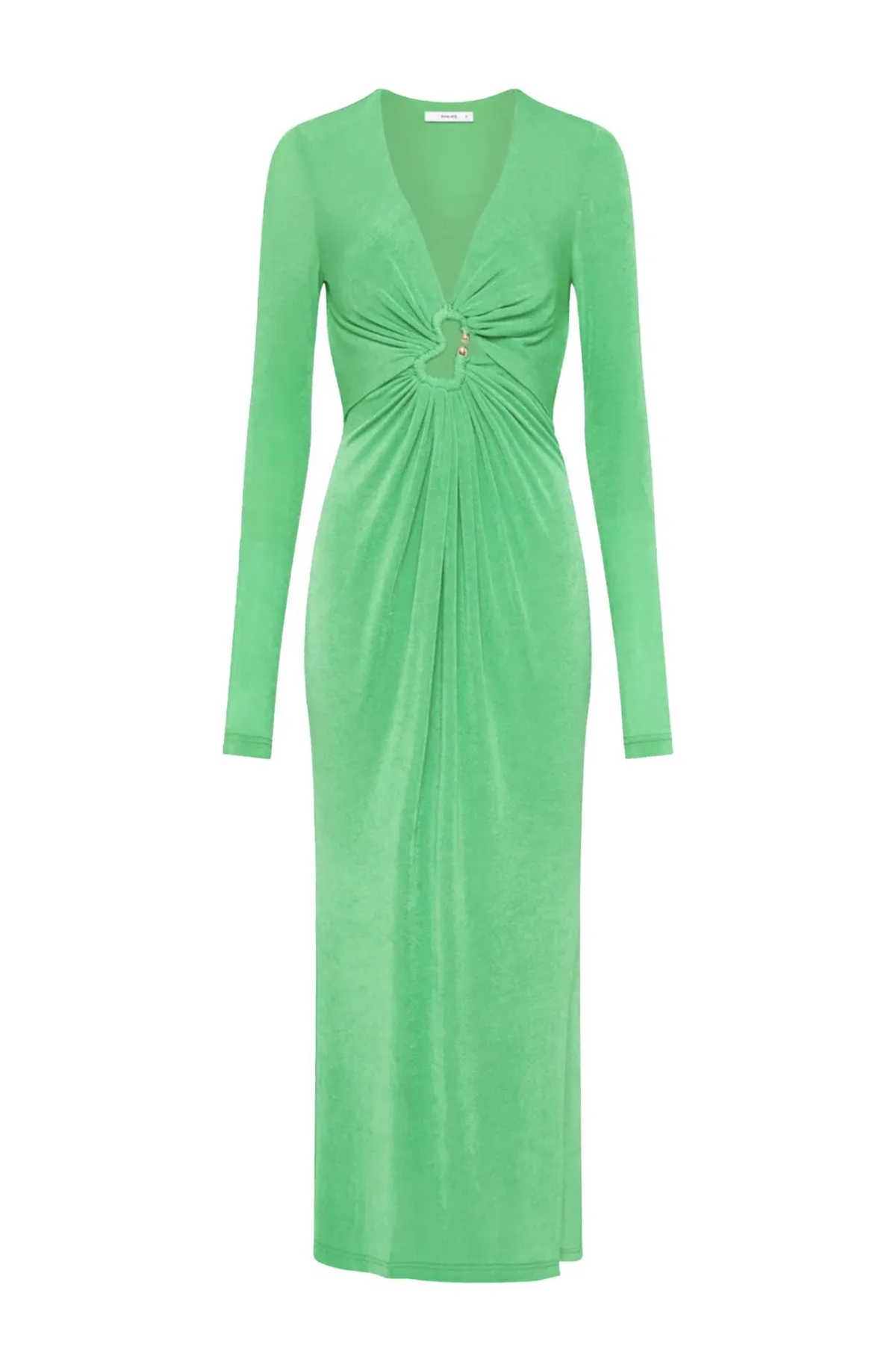 Sheike Free Spirit Midi Dress in Emerald Green Size 8 - Image 3