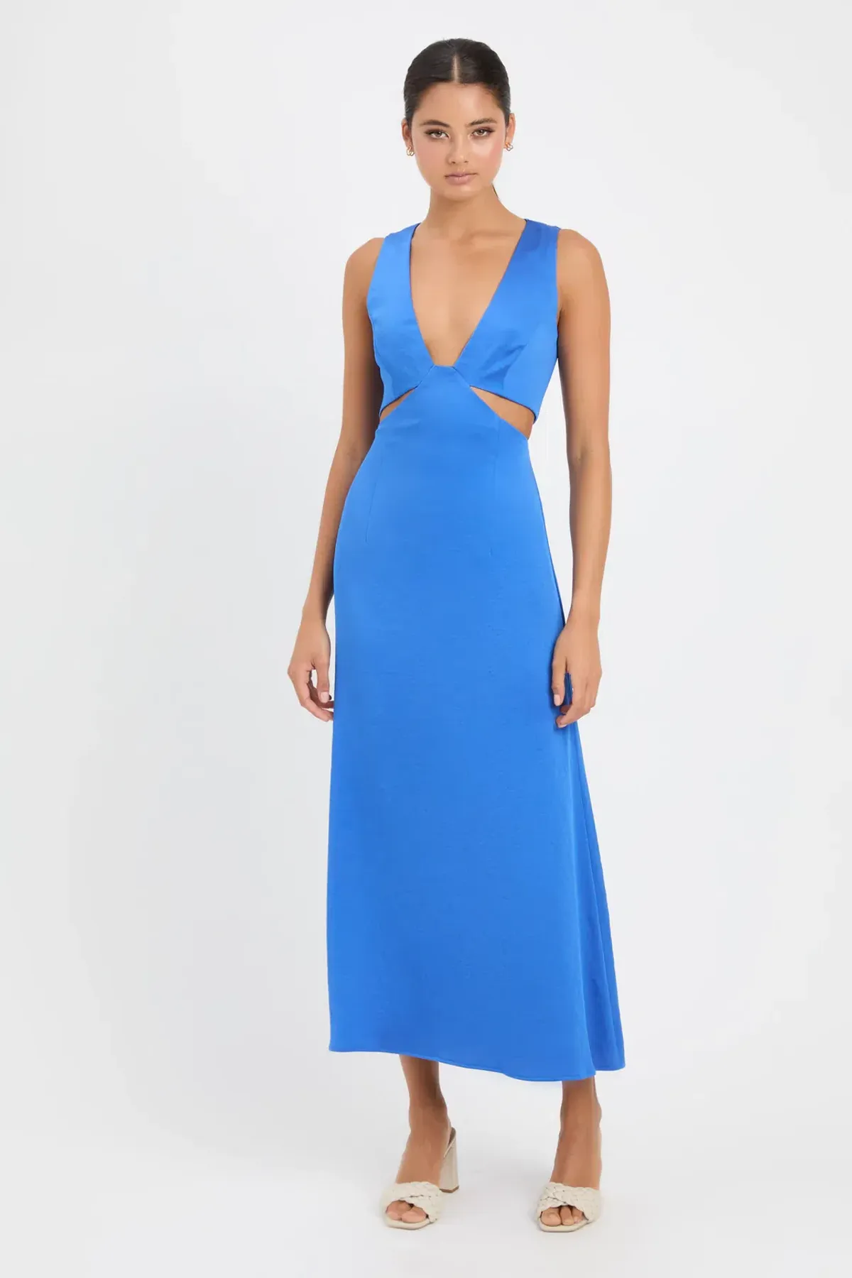 Kookai Milan Cut Out Dress Sapphire Size 36/AU 8 - Image 1