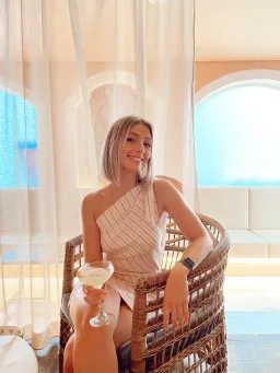 Bec & Bridge Rochelle Asymm Mini Dress Stripe Size 8  for rent on The Volte - image 2