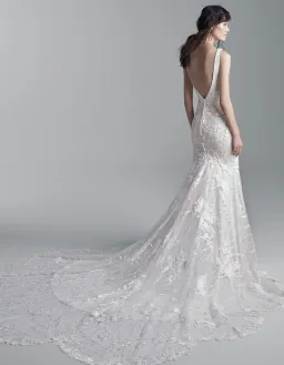 Sottero And Midgley Wedding Dress White Size 10  for rent on The Volte - image 4