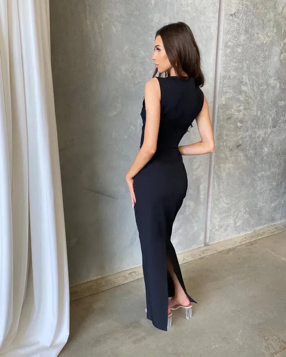 Bianca & Bridgett Valencia Dress Black Size 8 - Image 3