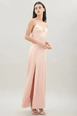 Hansen & Gretel Zen Silk Dress Blush Size 8 for rent on The Volte - image 5