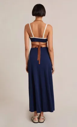 Bec & Bridge Enzo Twist Knit Top Size 8 & Skirt Size 10 Set Blue for rent on The Volte - image 3