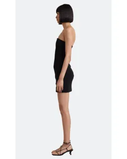 Bec & Bridge Karina Strapless Split Mini Dress Black Size S / AU 8 for rent on The Volte - image 2