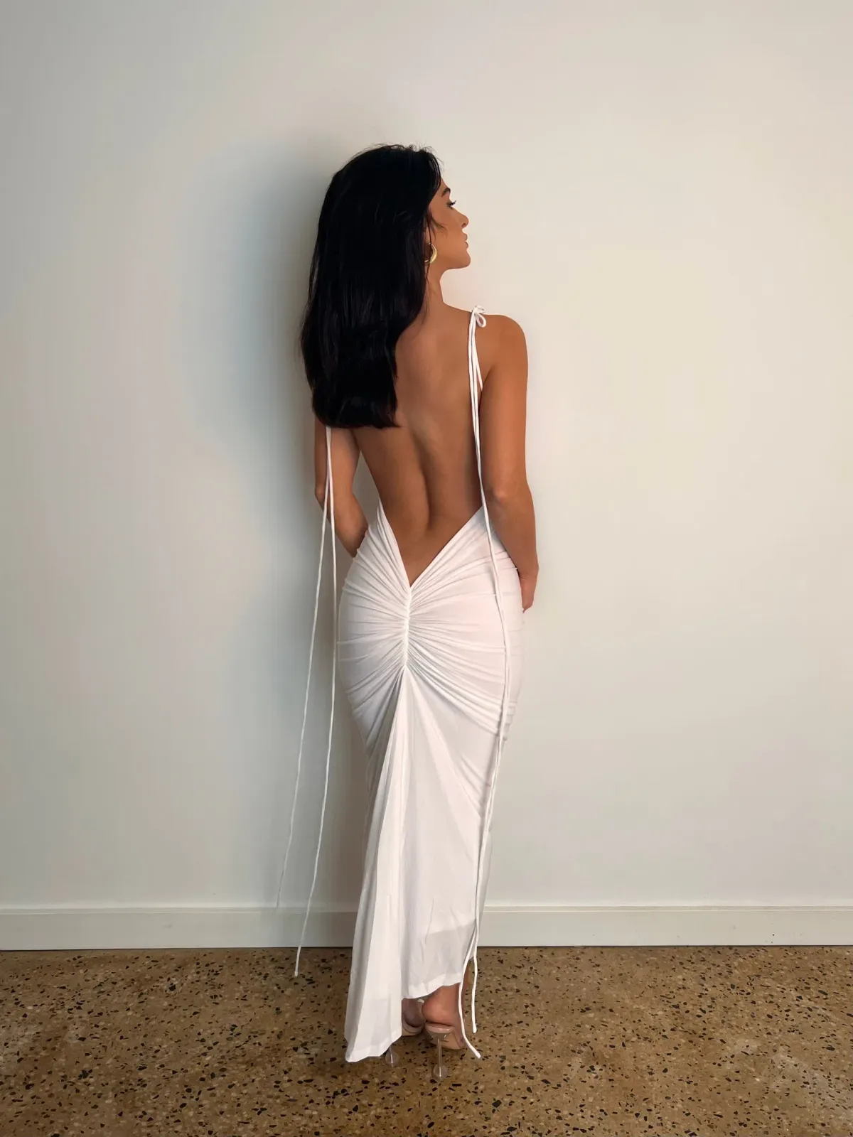 Melani the label Azari Midi White Size Small/ Au 8 - Image 3