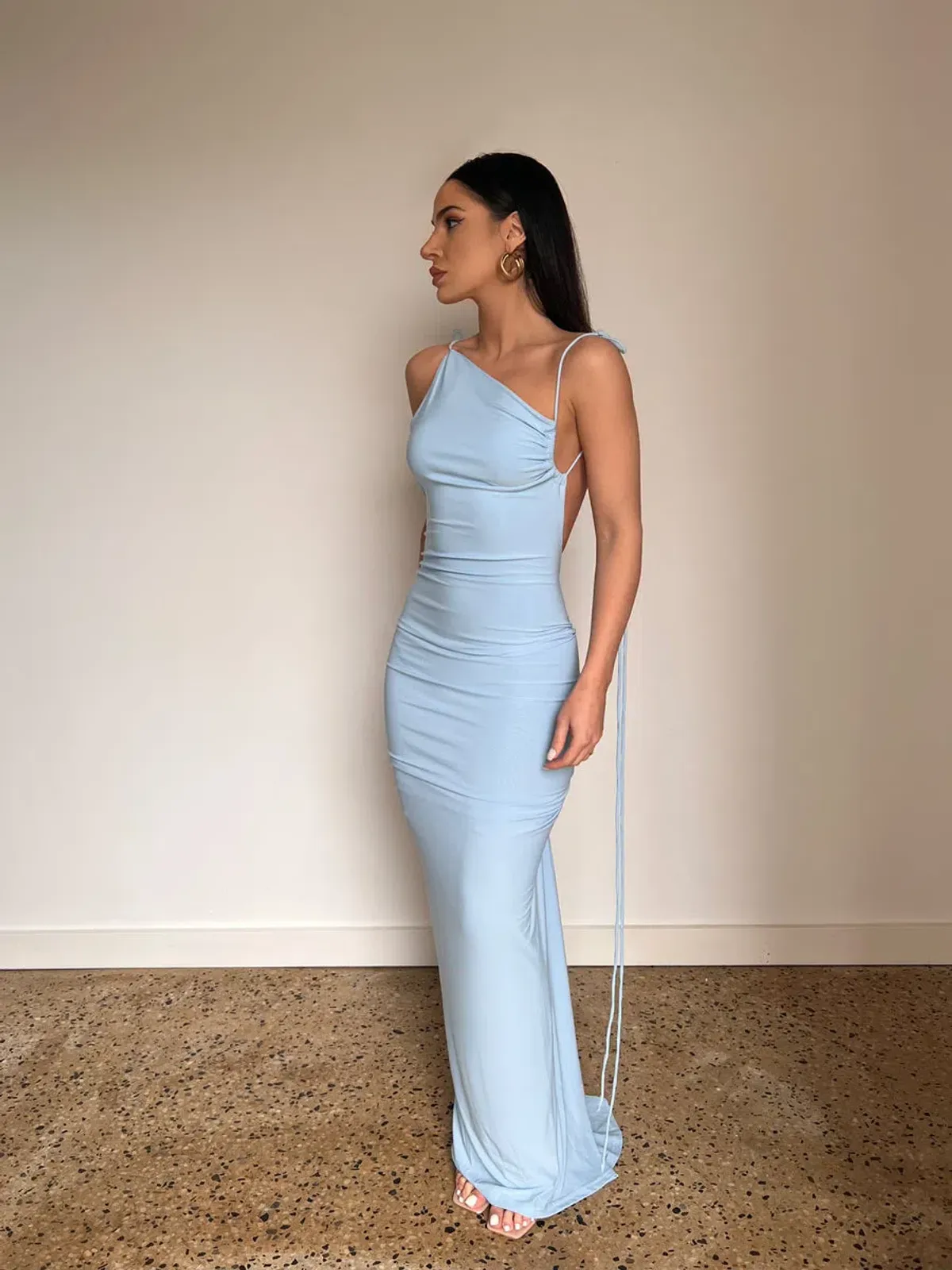Melani the label Gia Gown Powder Blue Size Small/ Au 8 - Image 1
