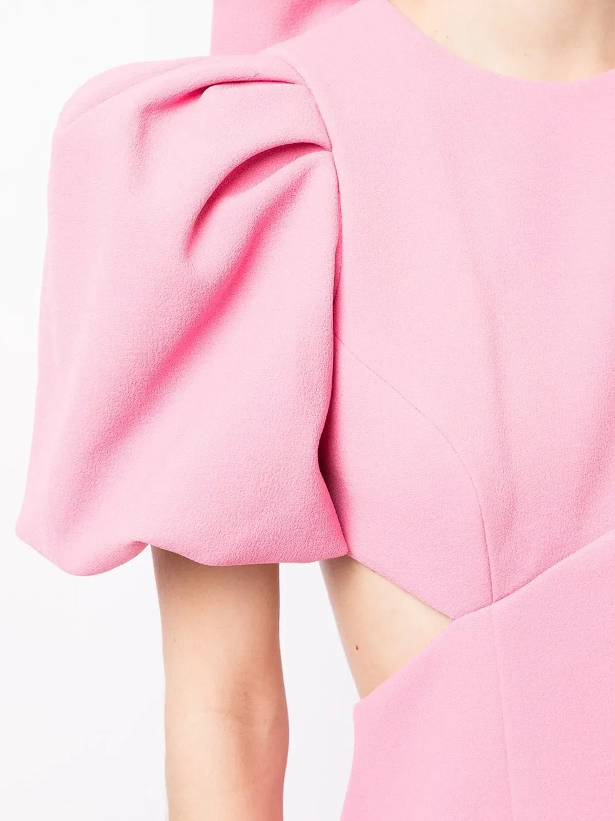 Rebecca Vallance Ally Cut out Midi Dress Pink Size 10 - Image 2