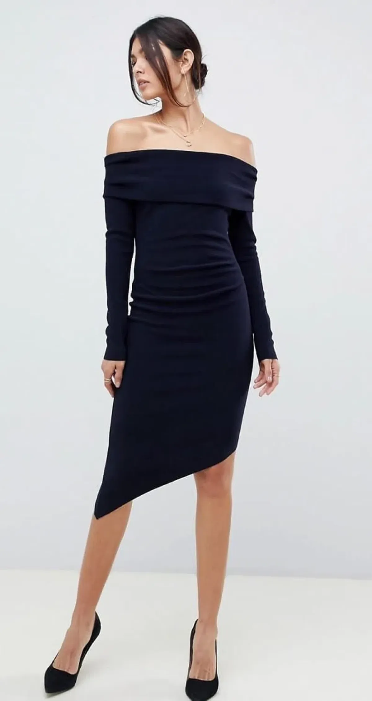 Bec & Bridge Florence Off The Shoulder Dress Blue Size 10 - Image 1