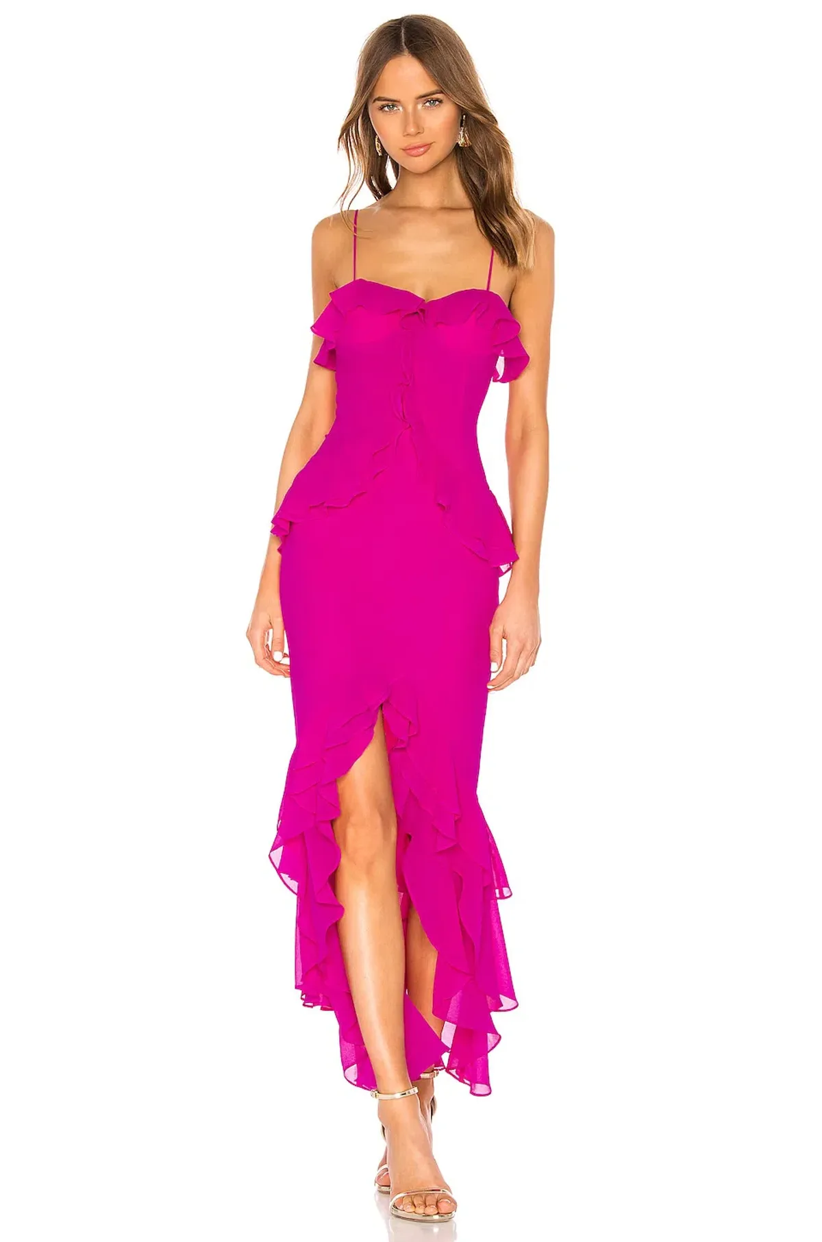Melissa Gown in Magenta Size 10 - Image 2