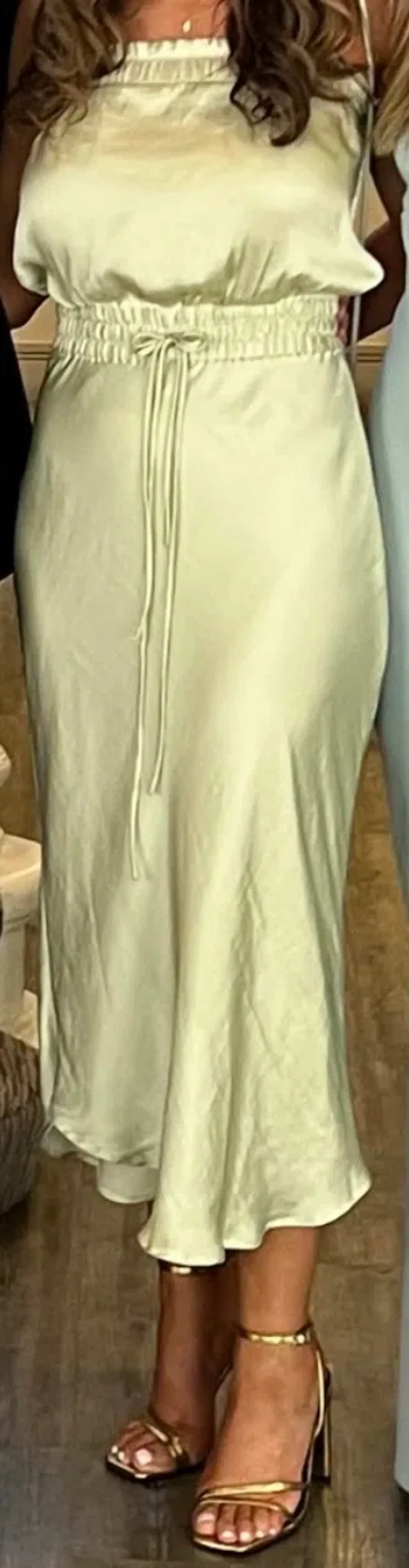 Flannel Yasmin Cami Dress Green Size 1 / Au 8 - Image 2