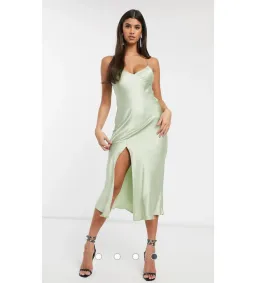 Bec & Bridge Crest Slip Midi Dress Peppermint Size 10 for rent on The Volte - image 1