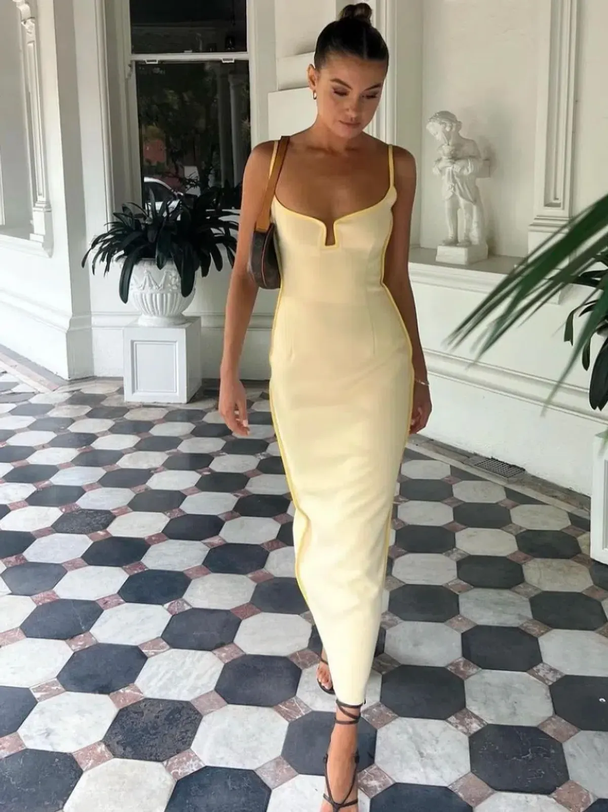 Paris Georgia Marlo Dress Yellow Size XS/ Au 6 - Image 1