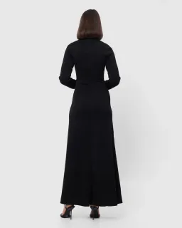 Mossman The Fifth Knit Maxi Dress Black Size 16 for rent on The Volte - image 3