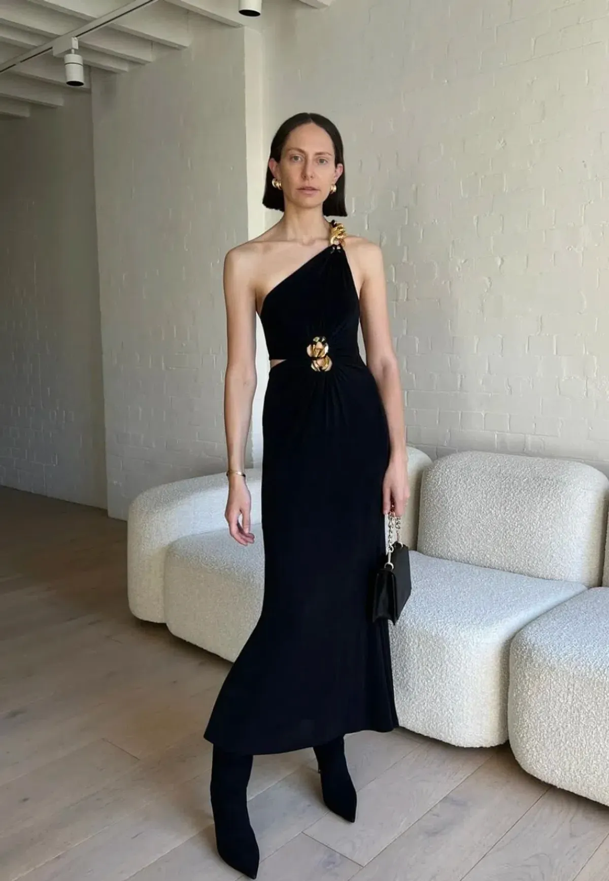 Sheike Hannah Dress Black Size 12 - Image 2