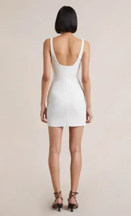 Bec and Bridge Karina Mini Dress in Ivory Size 10 for rent on The Volte - image 4