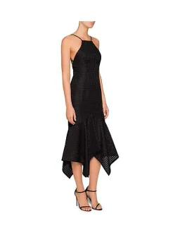 Shona Joy Lucia Lace Up Cocktail Dress Black Size 8 for rent on The Volte - image 2